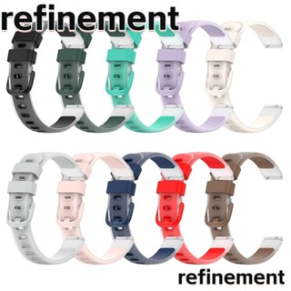 Refinement สายนาฬิกาข้อมือ ซิลิโคนใส 12 มม. อุปกรณ์เสริม แบบเปลี่ยน สําหรับ Band 8 7 6 5 4 3