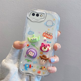 เคสโทรศัพท์มือถือ tpu นิ่ม แบบใส ลายตุ๊กตาหมี ก้อนเมฆ สําหรับ OPPO A3s A12E A12E