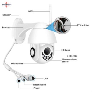 Vip กล้องรักษาความปลอดภัยไร้สาย 1080P Wifi IP PTZ ซูมออปติคอล 5X เวอร์ชั่นกลางคืน