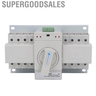 Supergoodsales 4P Mini Dual Power Automatic Transfer Switch 50Hz 60Hz400VCB Grade ATS CB