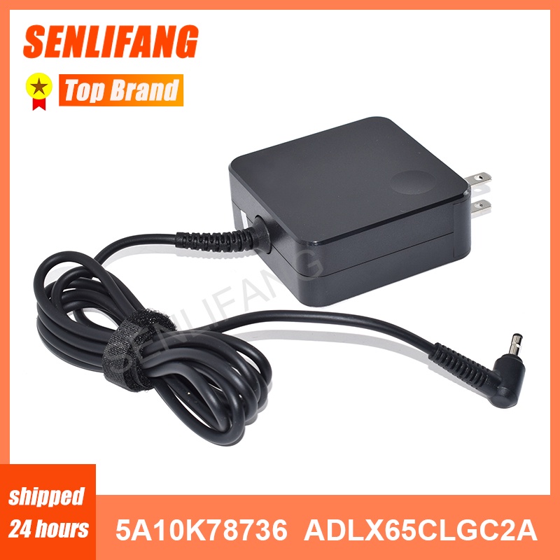 อุปกรณ์ชาร์จ AC 5A10K78736 ADLX65CLGC2A ปลั๊ก US 100-240V 3.25A 65W สําหรับ Lenovo IdeaPad 510 Yoga 