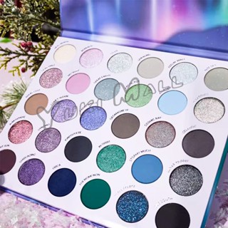 Yuki อายแชโดว์พาเลท 30 สี กันน้ำ ติดทน เนื้อแมท eyeshadow