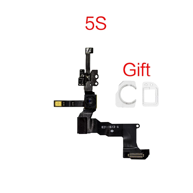 สายแพกล้องหน้า พร้อมแหวนพลาสติก สําหรับ iPhone 5 5S 6S 7 8 Plus X 1 ชิ้น thumbnail 8