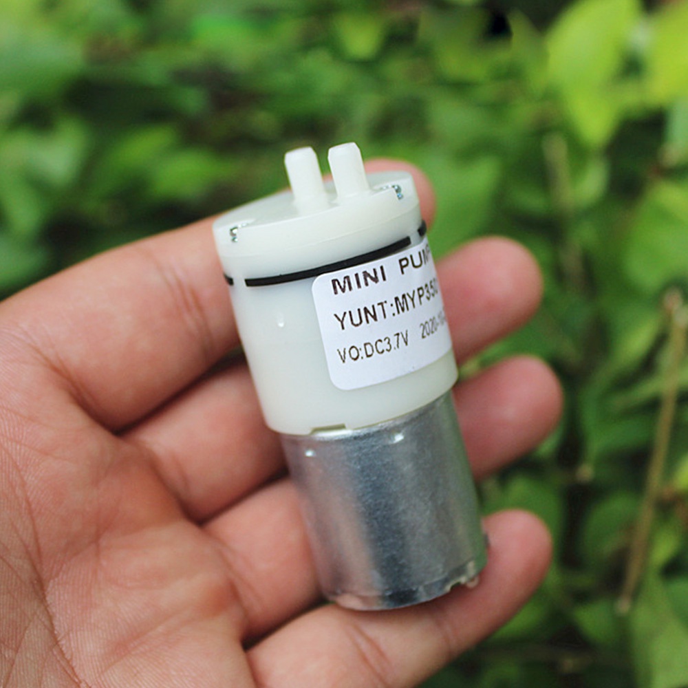 DC 3.7V 5V 350 มอเตอร์ Micro ปั๊มสูญญากาศลบ Double Hole Air ปั๊มเต้านมปั๊มออกซิเจนขนาดเล็ก Aquarium ถังปลาสําหรับ
