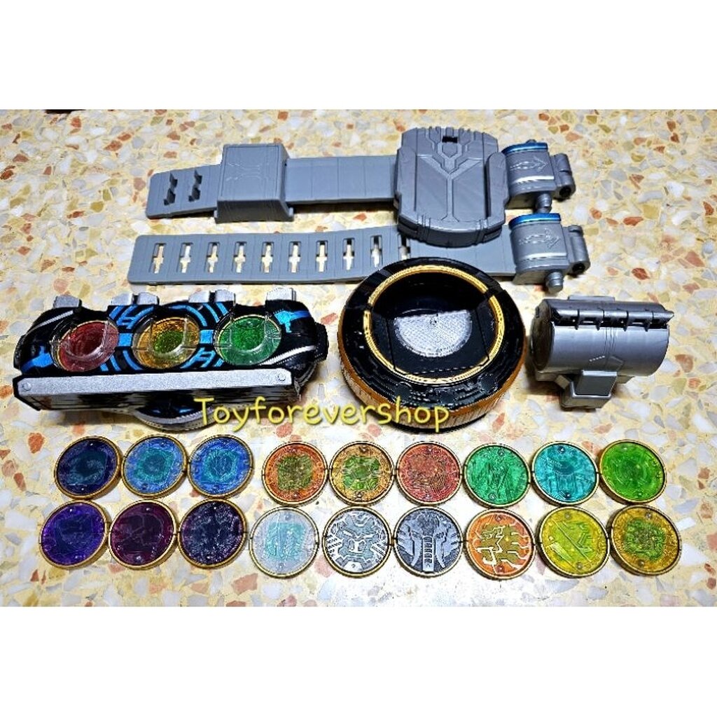 Dx Rider ooo Driver เข็มขัดโอส เหรียญเหล็กโอส