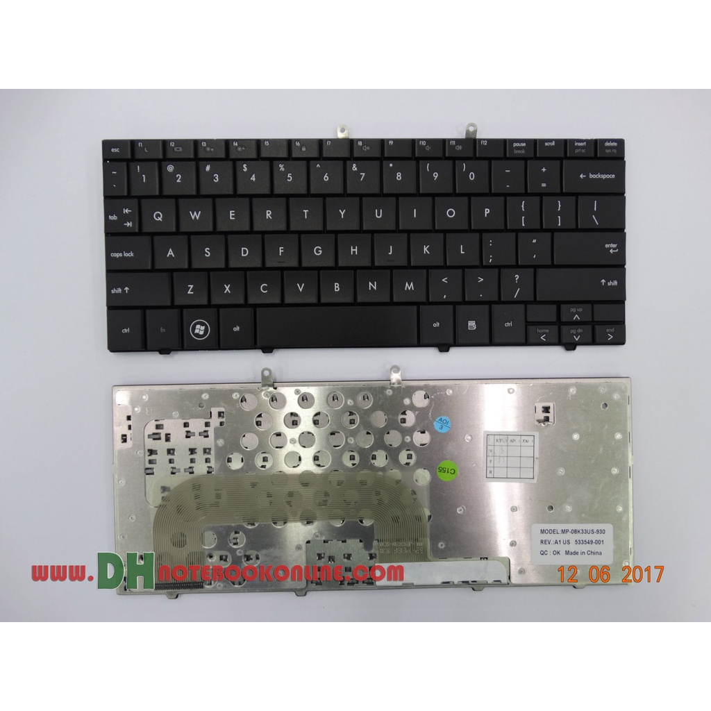 แป้นพิมพ์ คีย์บอร์ดโน๊ตบุ๊ค HP Compaq Min i110 Mini 110 110-1000 102 Laptop Keyboard