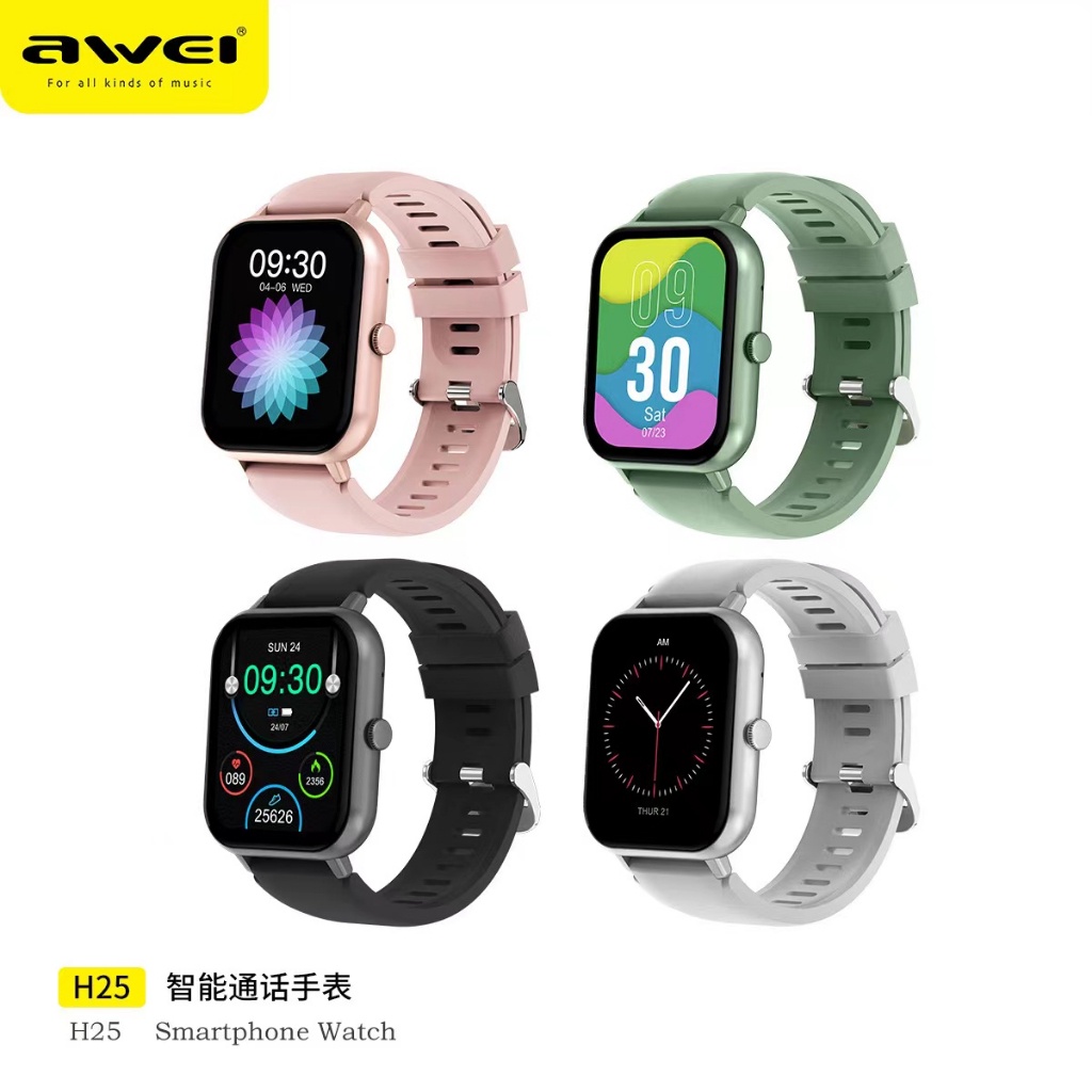 Awei Wireless smart watch นาฬิกา สำหรับ สายยาง สาย sport(H25)