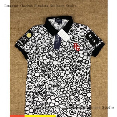 ใหม่ เสื้อโปโลแขนสั้น ระบายอากาศ คุณภาพสูง สําหรับผู้ชาย และผู้หญิง เหมาะกับการเล่นกอล์ฟ 2023