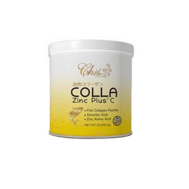 Colla Zing Plus C คอลลา ซิ้งค์ พลัส ซี คลอลาเจนแท้ 100% ปริมาณ 50 กรัม ( 1 กระปุก )