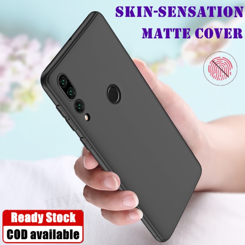สําหรับ Huawei Nova 4 VCE-L22 Skin-sensation Slim Fit ยืดหยุ่นซิลิโคนเหลวนุ่ม Matte Cover Anti-scrat