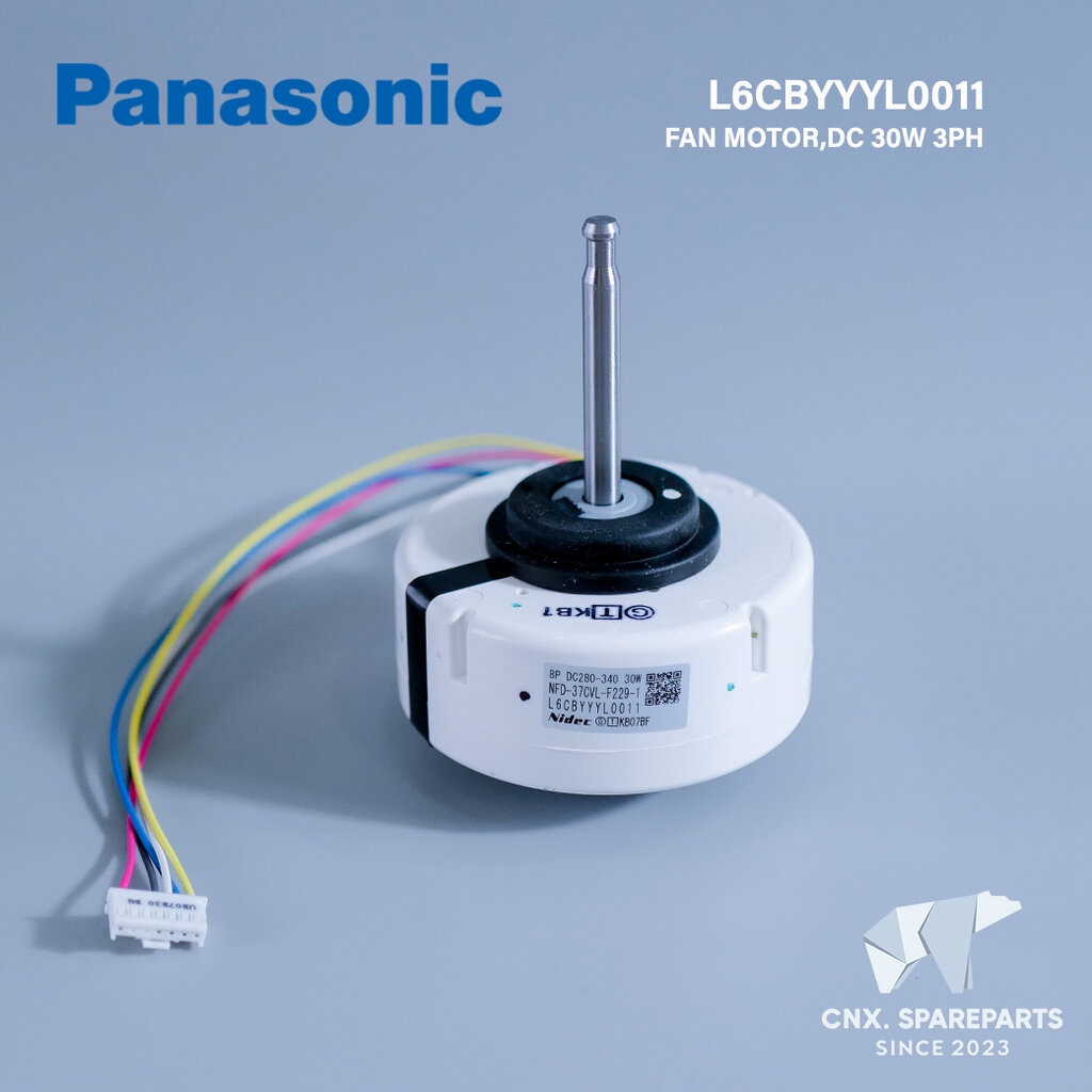 L6CBYYYL0011 (ใช้ L6CBYYYL0175 แทน) มอเตอร์แอร์ Panasonic มอเตอร์คอยล์เย็น พานาโซนิค (ARW61G8P30AC)