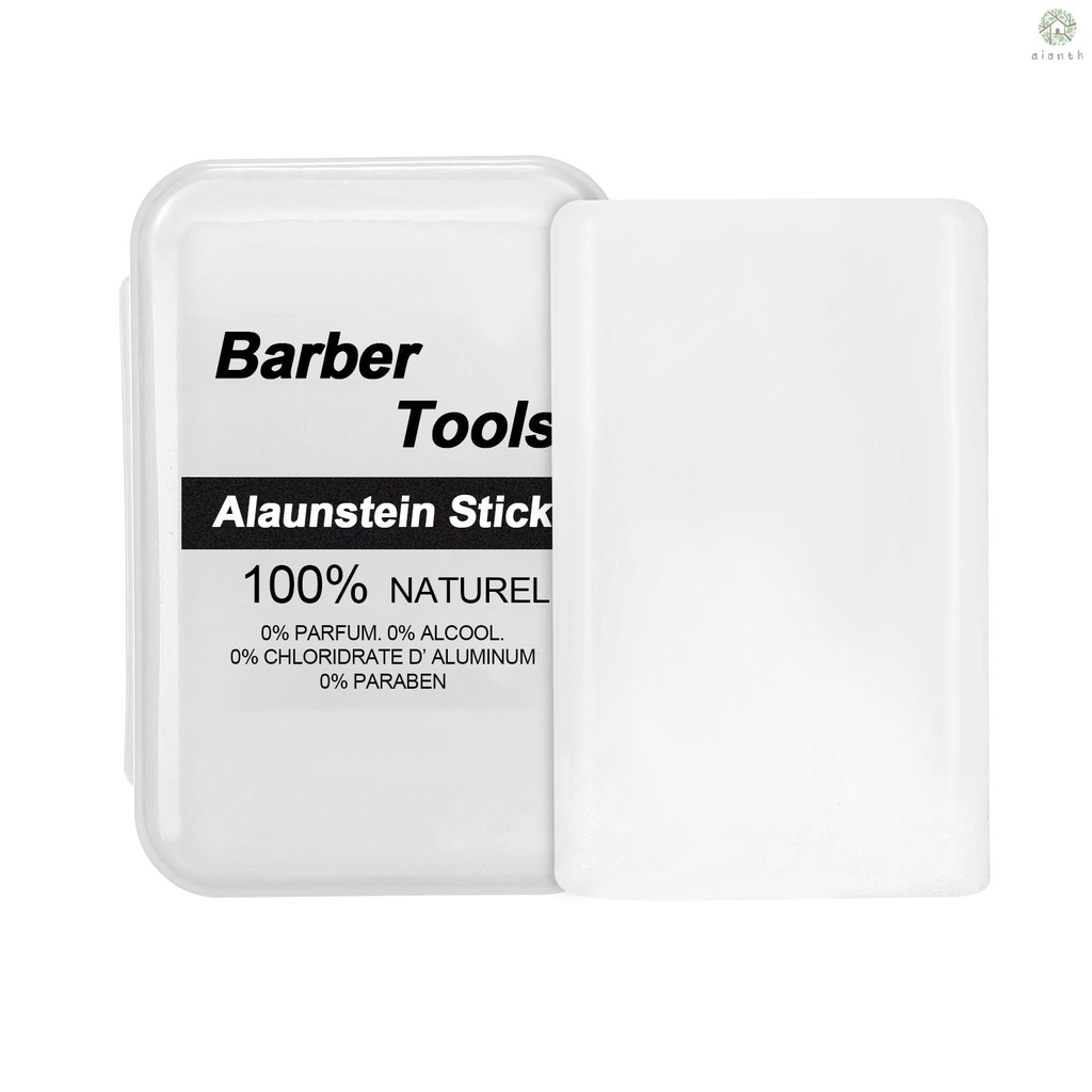 Alum Stone Protective Block: Natural After Shave Deodorant Alternative for Soothing Skin