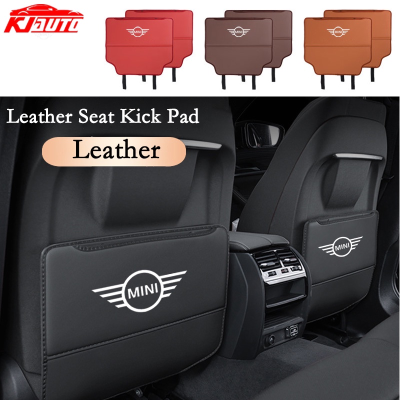 แผ่นหนังรองเบาะรถยนต์ กันรอยขีดข่วน อุปกรณ์เสริม สําหรับ Mini Cooper Countryman Clubman Mini Cooper S One d F54 F56 F60 R56 R60