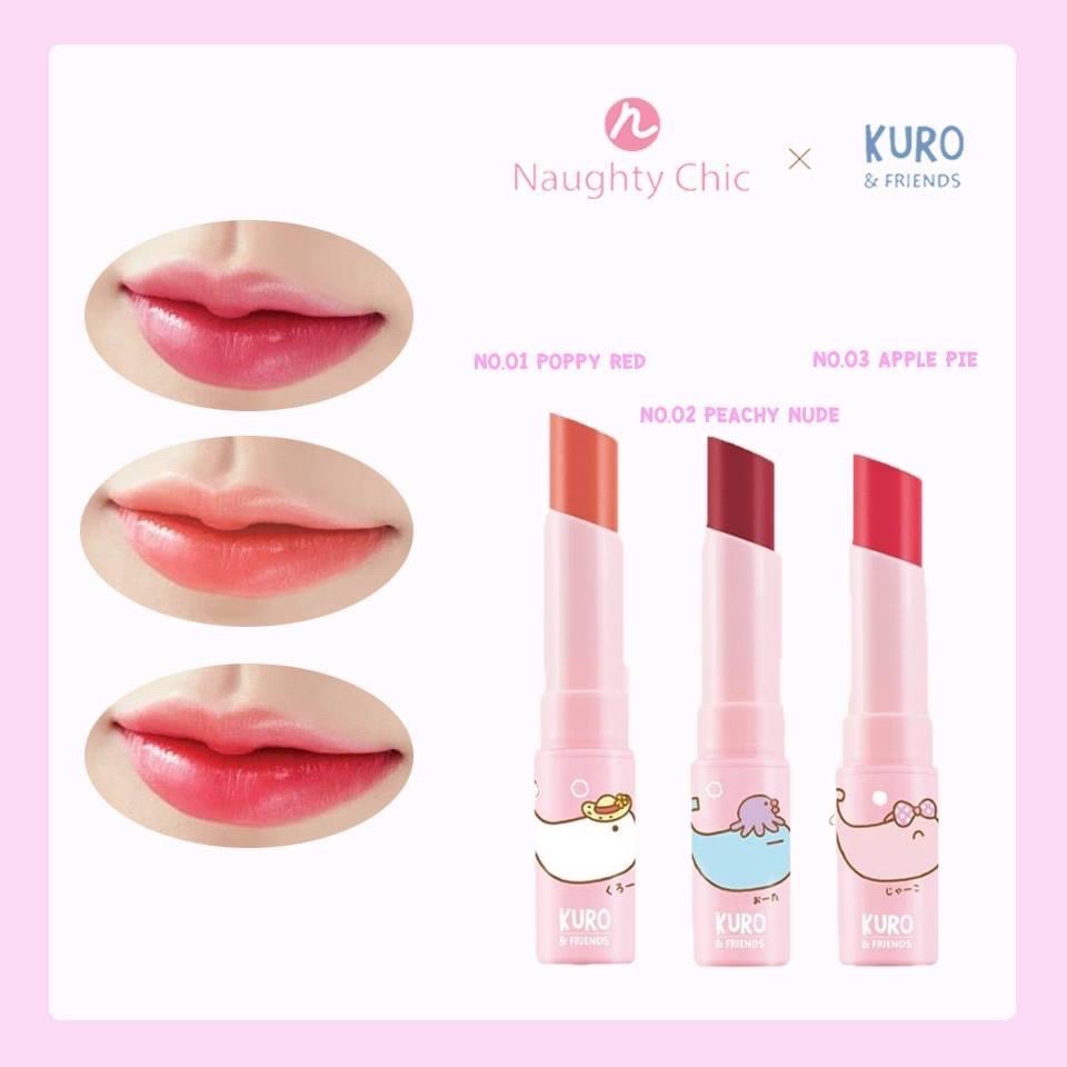 ✅ข้องแท้✅Ustar Naughty Chic Chiffon Lipstick ( มี 3 เฉดสี )