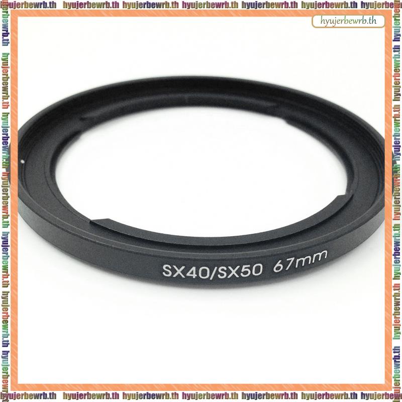 Hyujerbewrb.th อะแดปเตอร์ฟิลเตอร์ # 67 มม. แบบเปลี่ยน สําหรับ Canon Powershot Sx30 Sx40 Sx50 Sx520 H