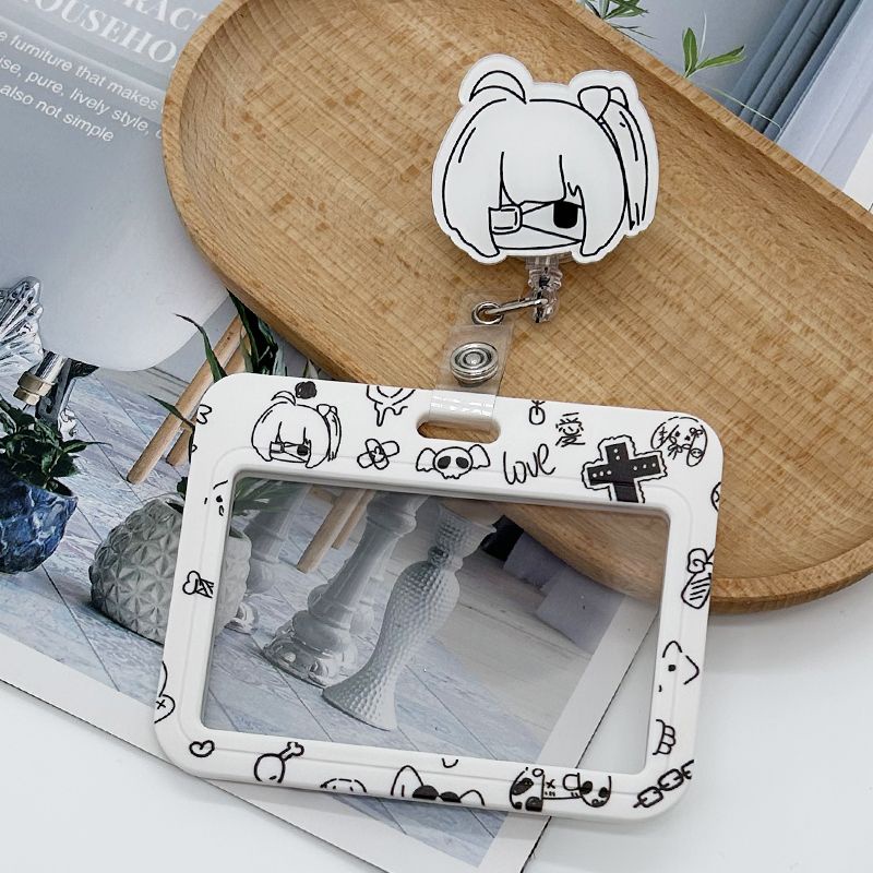 ซองใส่บัตร แบบใส สองด้าน สไตล์แนวนอน พร้อมสายคล้อง สําหรับหมอ พยาบาล - รูปที่ 7