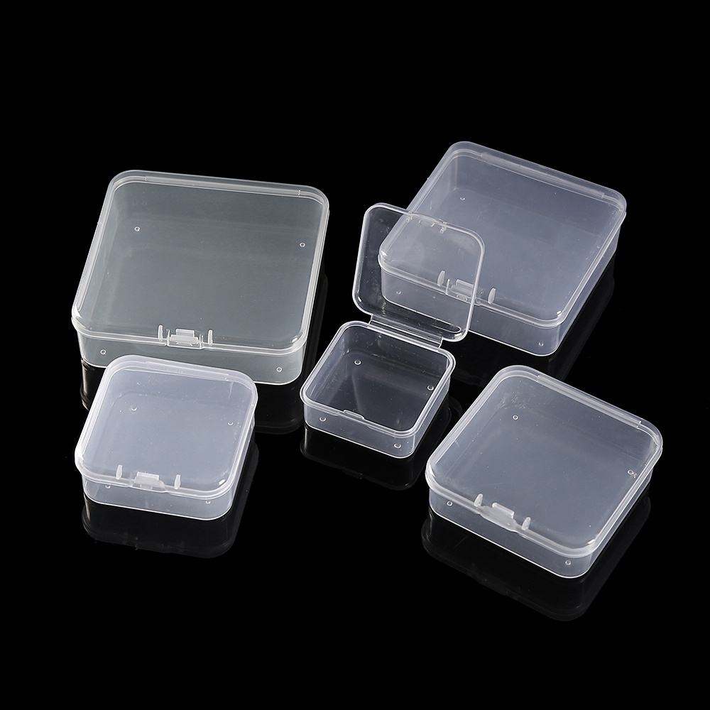 St.kunkka กล่องพลาสติกใส กล่องเก็บเครื่องประดับสามารถใส่ที่อุดหูได้