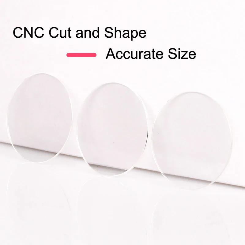 กระจกนาฬิกาข้อมือ ทรงกลม หนา 2.0 มม. 20 มม. เป็น 46 มม. แบบเปลี่ยน สําหรับซ่อมแซมนาฬิกาข้อมือ 2 ชิ้น - รูปที่ 4