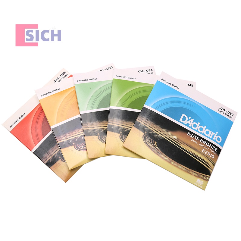 [Sich] สายกีตาร์อะคูสติก EZ890 – EZ930 85/15 สีบรอนซ์ 6 สาย