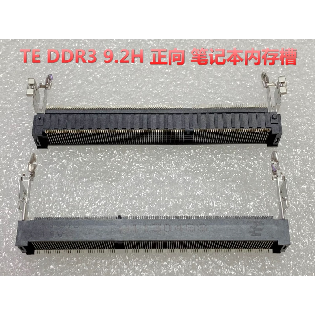 1 ชิ้นโน้ตบุ๊คหน่วยความจําสล็อต DDR3 204P 1.5V 9.2H ส่งต่อ 2-2013310-6