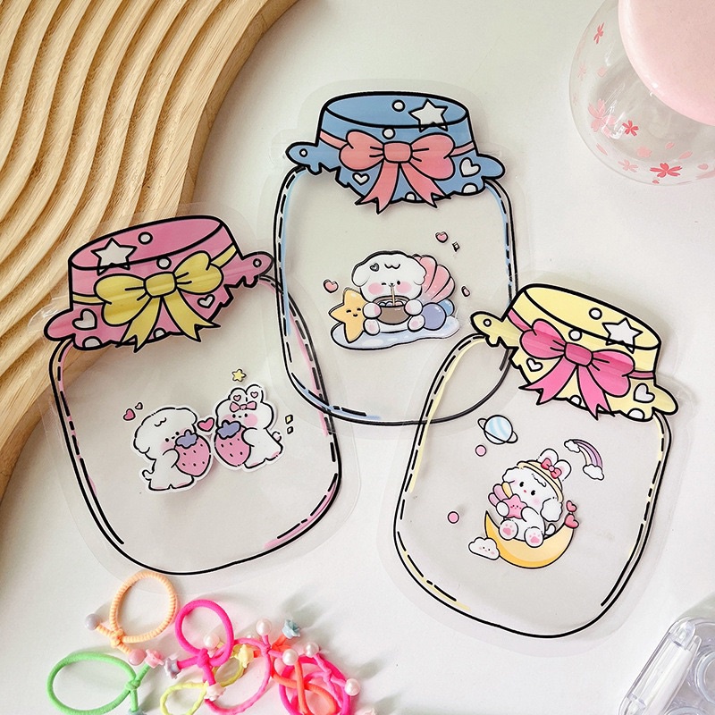 A800 ราคาส่ง ถุงใส่ขนมลายการ์ตูน ถุงซิป ลายขวดโหล พร้อมส่งในไทย K.package