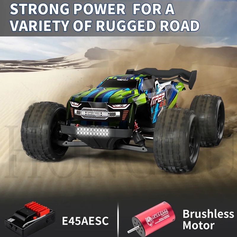 รถบรรทุกบังคับวิทยุ S909PRO S910PRO 1:16 70KM/H 4WD พร้อมรีโมตคอนโทรล LED ความเร็วสูง สําหรับเด็ก VS