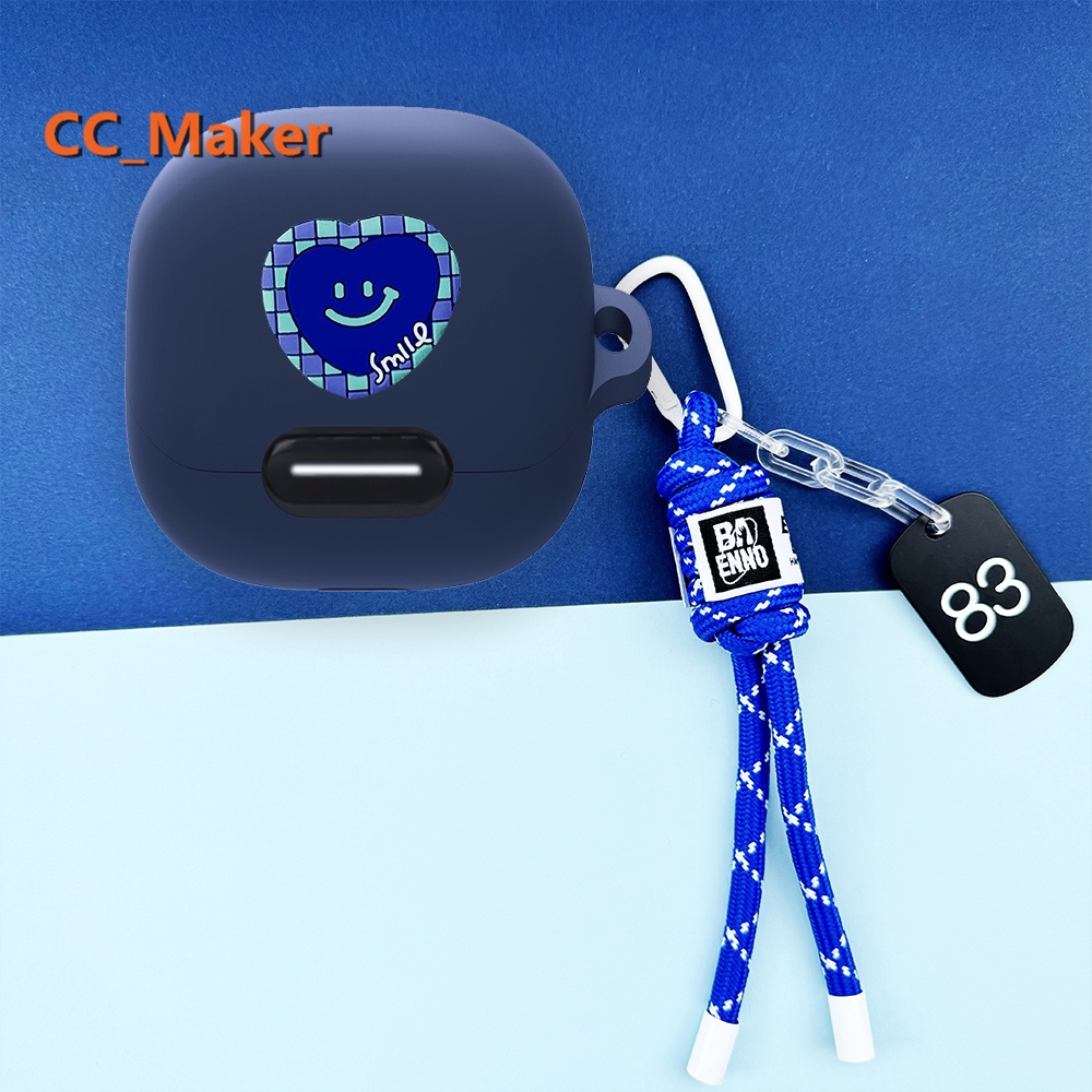 For Anker Soundcore Liberty 4 NC Case Cute Headphone Storage Bag Pendant Silicone Soft Case Cartoon Toast Bread Keychain Soundcore Liberty 4 NC Shockproof Case Protective Cover