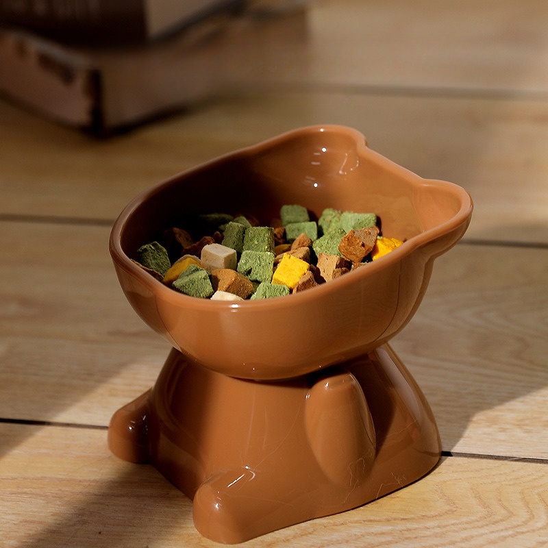 พร้อมส่ง✅ชามสัตว์เลี้ยง เอียง 15 องศา หมา แมว ชาม ความจุสูง ป้องกันคอ - รูปที่ 4