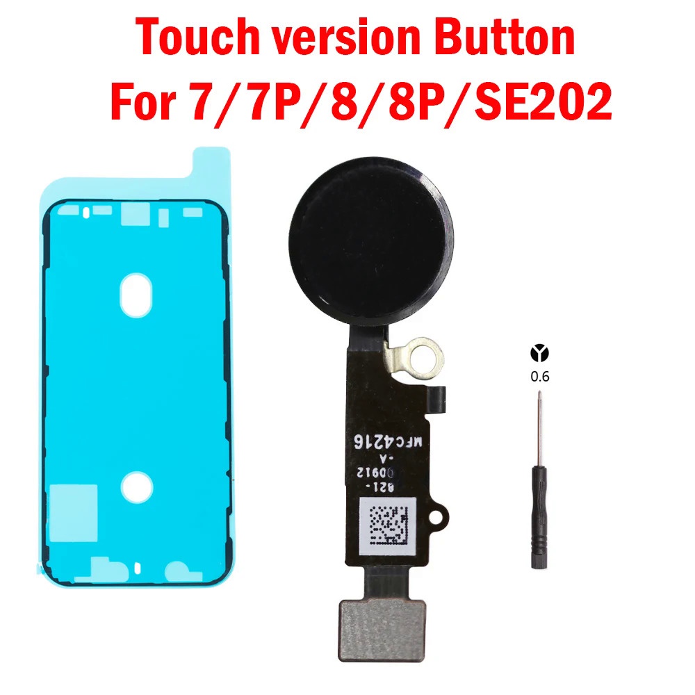 ปุ่มโฮมเวอร์ชั่นสัมผัส แบบยืดหยุ่น สําหรับ iPhone 7 8 Plus SE YF