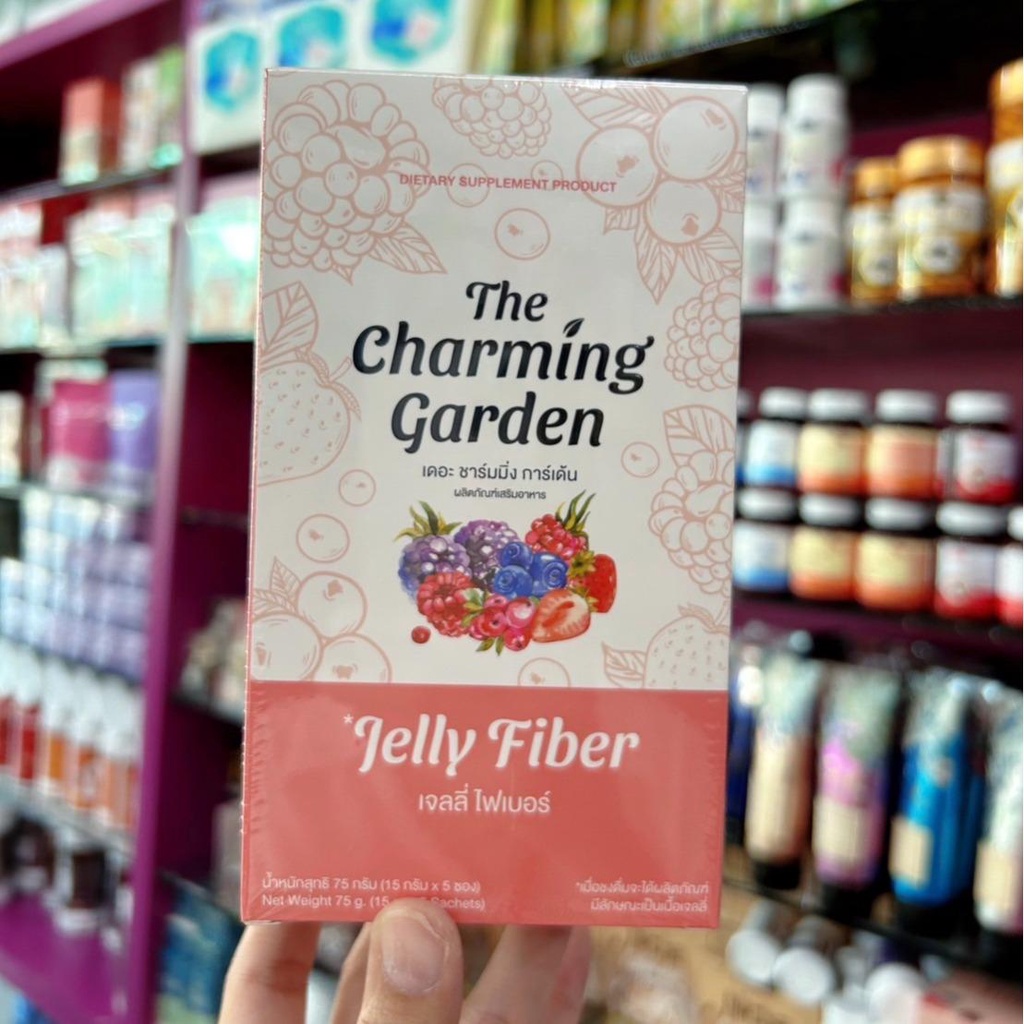 ผลิตภัณฑ์เสริมอาหาร Jelly Fiber เจลลี่ไฟเบอร์ 1กล่อง/5 ซอง