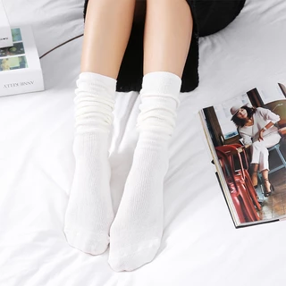 🌈พร้อมส่งจากไทย🧦ถุงเท้ายาวแฟชั่น มีให้เลือกหลายสี นุ่มสบาย