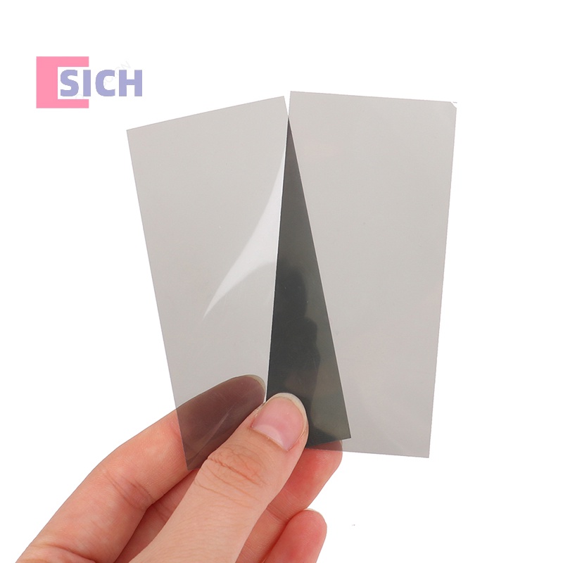 [Sich] แผ่นฟิล์มโพลาไรซ์ โพลาไรซ์ หน้าจอ LCD ขนาด 87*41 มม. สําหรับแดชบอร์ด LCD และงานศิลปะ 2 ชิ้น