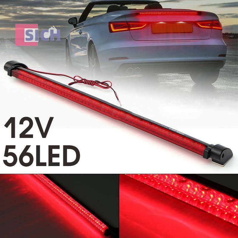[Sich] ไฟเบรกท้าย 56 LED 12V 3RD สีแดง สําหรับรถยนต์