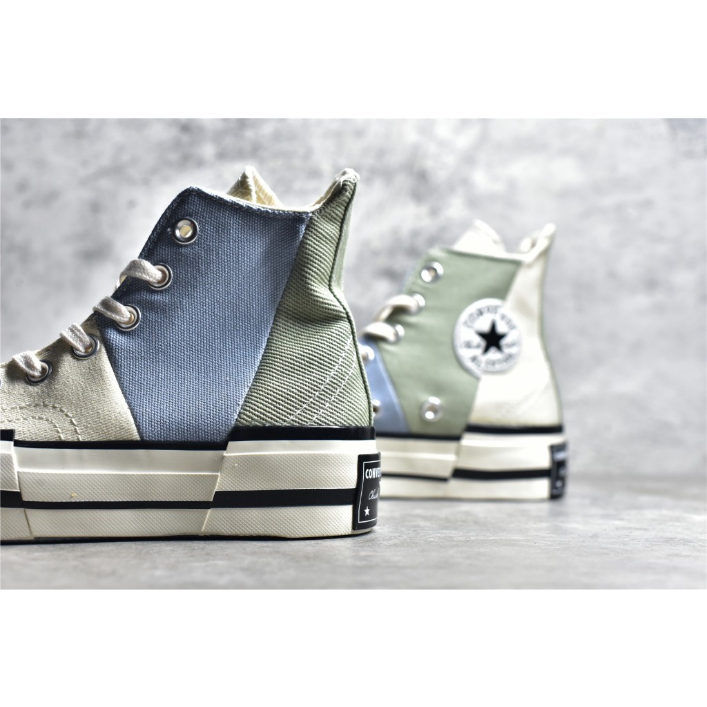 Converse Run Star Legacy 1970 Cx HighDenim BlueWhite รองเท้าผ้าใบผ้าใบเพิ่มความสูงพื้นสูงแท้100%