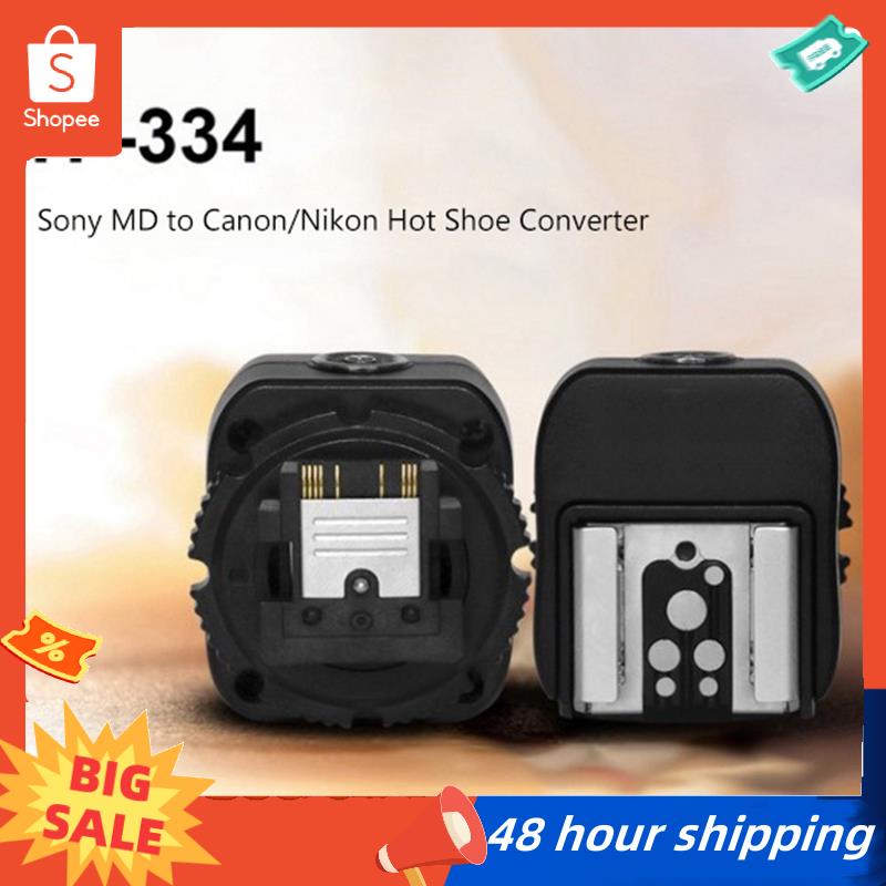 พร้อมส่ง อะแดปเตอร์แปลงแฟลชกล้อง TF-334 สําหรับ Sony Mi A7 A7S A7SII A7R A7II A9 A6300 Canon Nikon