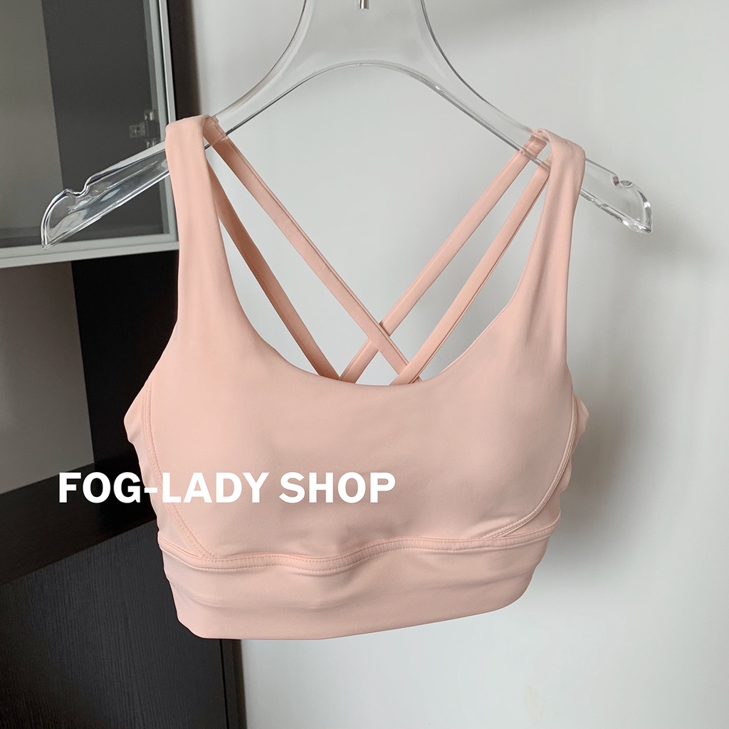 【MAGGIEYOGA]】สปอร์ตบรา กันกระแทก สีนู้ด สําหรับผู้หญิง ใส่เล่นโยคะ ฟิตเนส