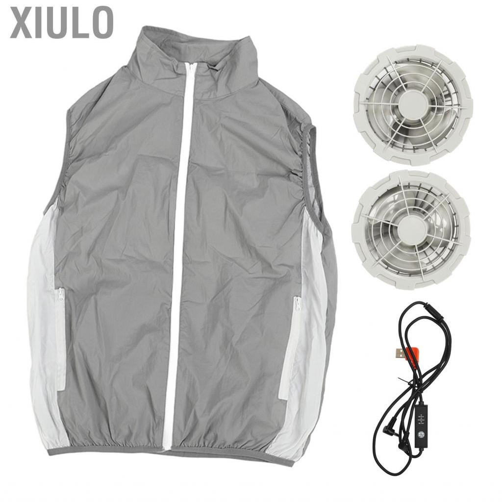 Xiulo Air Conditioned Clothes  Cooling Fan Vest Rapid Heat Dissipation for Construction Work