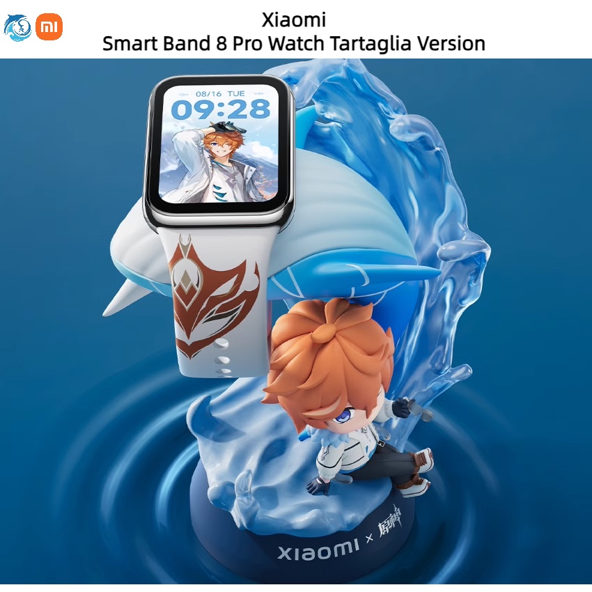 Xiaomi Smart Band 8 Pro Watch Genshin impact ฐานชาร์จ แฮนด์เมด สําหรับเล่นกีฬา NFC Smart Watch 8 Pro