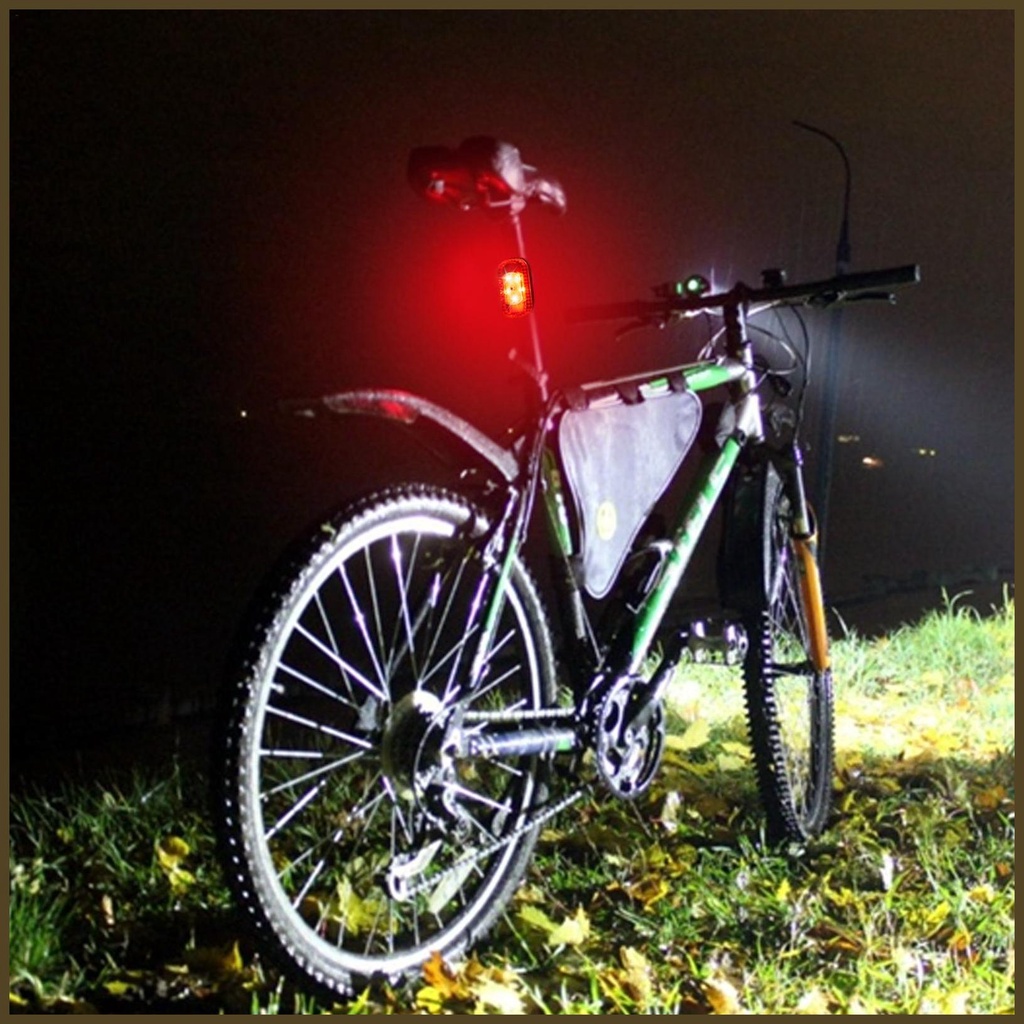 ไฟท้ายจักรยาน IPX5 กันน้ํา ชาร์จ USB เพื่อความปลอดภัย tdeth