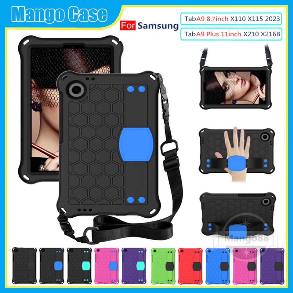 เคสมือถือ EVA พร้อมสายคล้อง กันกระแทก สําหรับ Smausng Tab A9 8.7 นิ้ว X110 X115 2023 A9+ A9 Plus X21