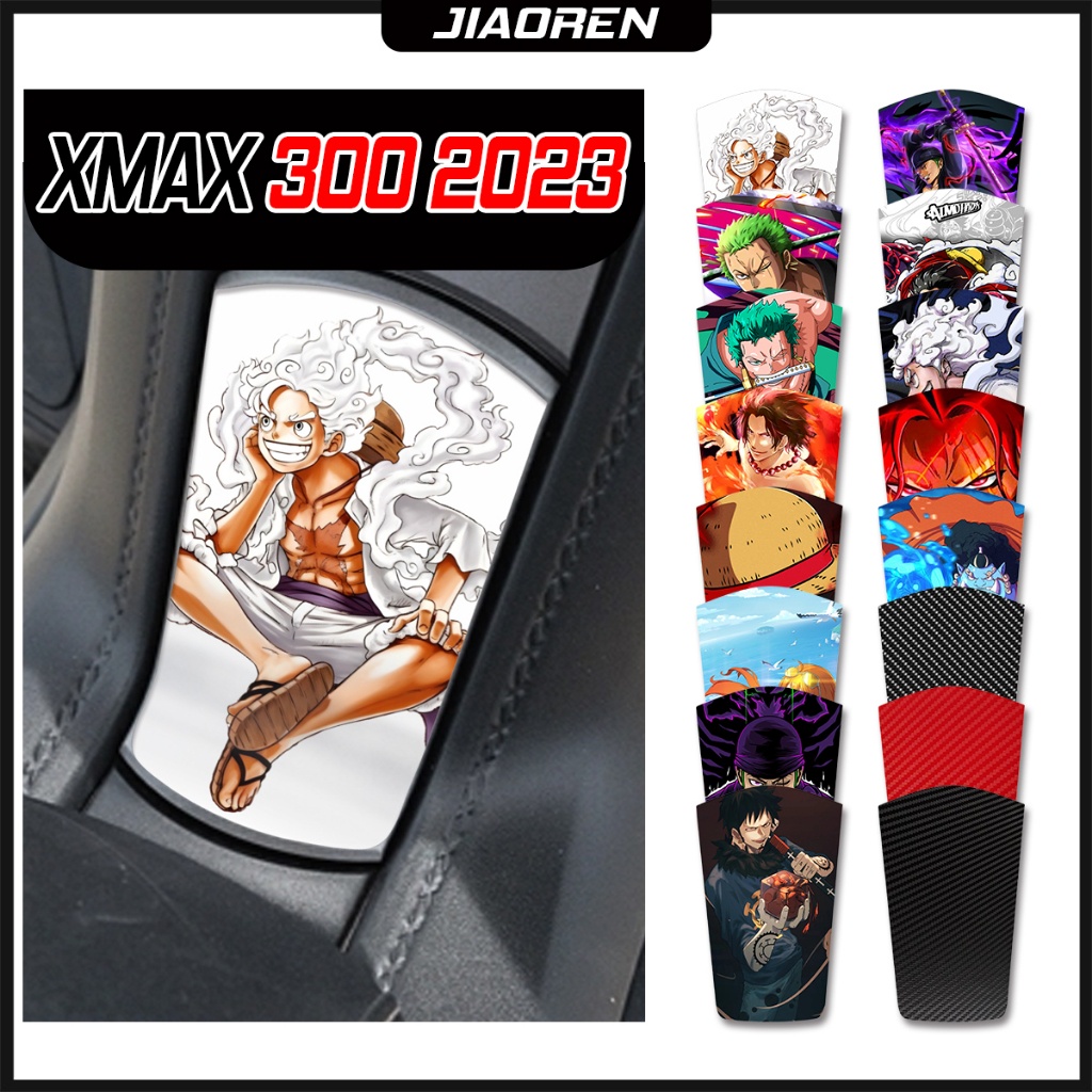 สติ๊กเกอร์ฝาถังน้ำมัน xmax300 2023 2022 ลายการ์ตูนอนิเมะ สติ๊กเกอร์ one piece nika luffy zorro