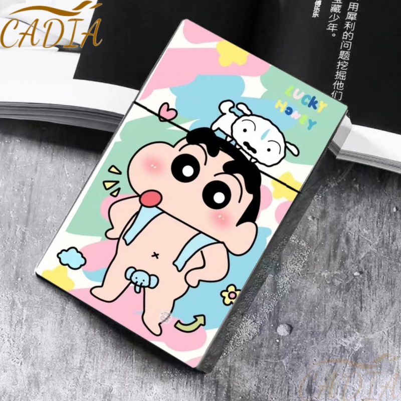 กล่องพลาสติก ขนาดใหญ่ จุของได้เยอะ ลายการ์ตูนชินจัง แบบสร้างสรรค์ สําหรับใส่บุหรี่ จํานวน 20 ชิ้น