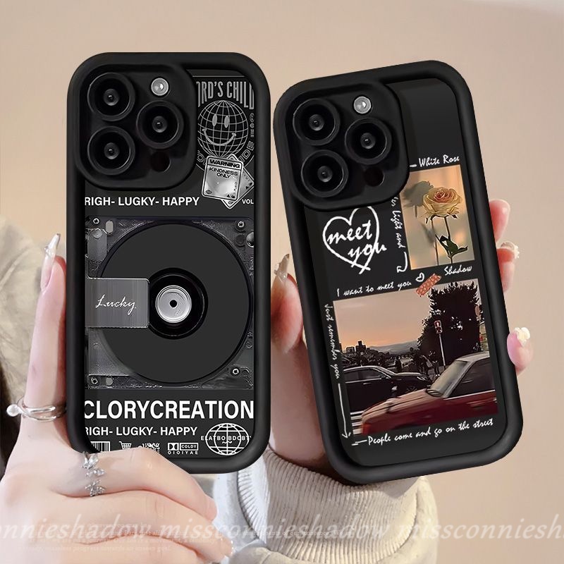 เคสโทรศัพท์มือถือ ลายกราฟฟิตี้ดอกกุหลาบ สไตล์วินเทจ สําหรับ VIVO Y15 Y17s Y20 Y15s Y21 Y11 Y27s Y36 Y27 Y22 Y35 Y17 Y16 Y21s V29 Y33s V27 Y02 Y12 V25 Y20s G Y22s Y91 Y30 Y91C Y51 Y12i