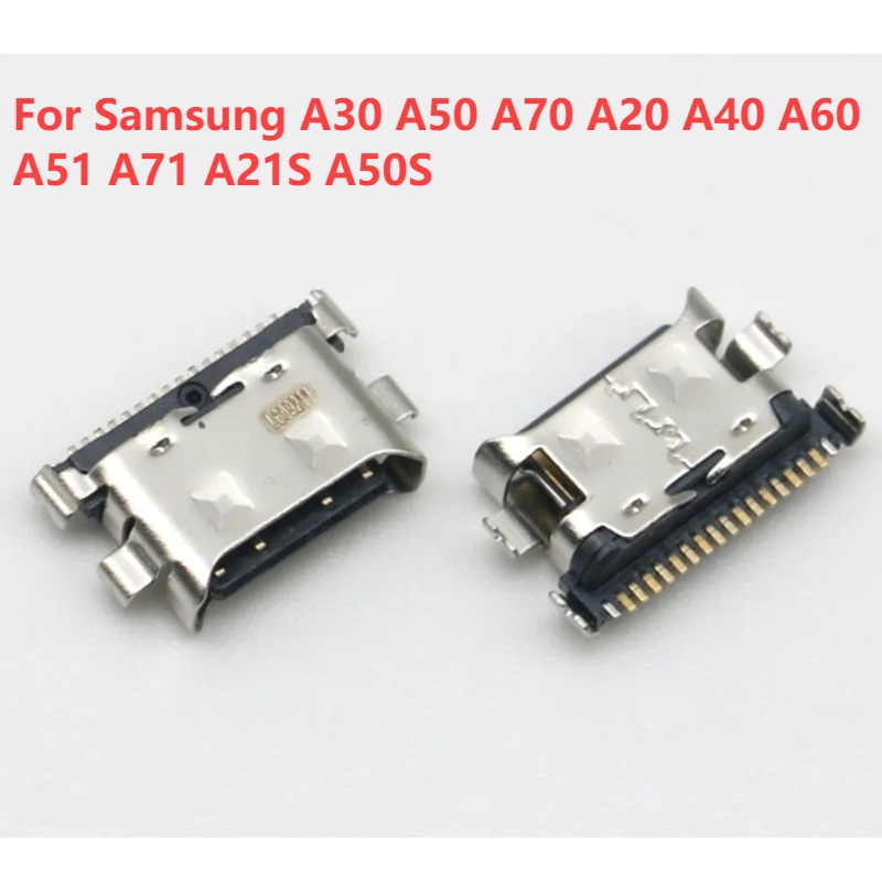 ตัวเชื่อมต่อพอร์ตชาร์จ Micro USB สําหรับ Samsung Galaxy A30 A50 A70 A20 A40 A60 A51 A71 A21S A50S 5-50 ชิ้น