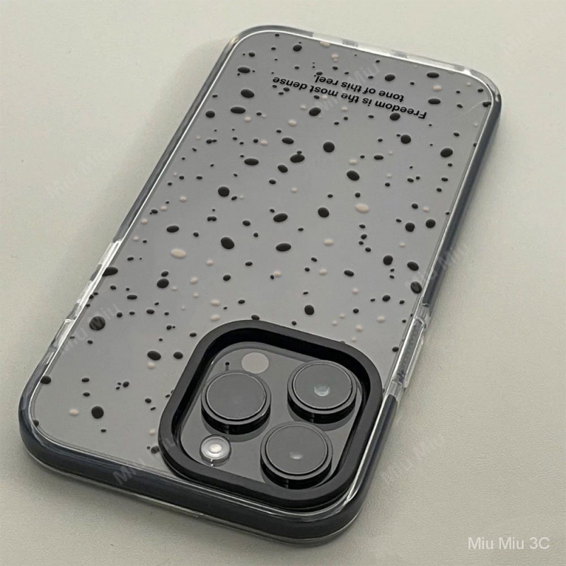 เคสโทรศัพท์มือถือใส แบบนิ่ม ลายจุด กันกระแทก สําหรับ iPhone 7 8 Plus XS XR X XS max 11 12 13 14 Pro max 12 Pro 13 Pro max 14 Pro max เคสโทรศัพท์มือถือ ป้องกันรอย สําหรับ 15 Pro max 15plus