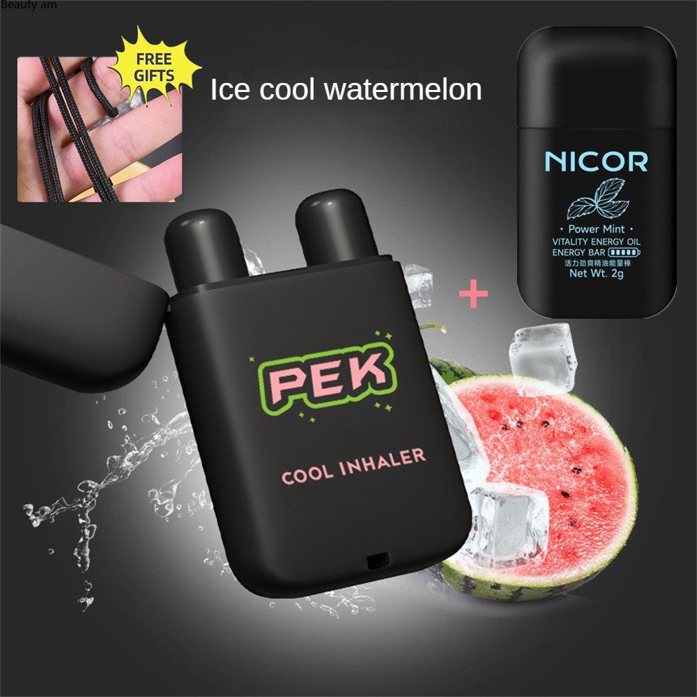 Pek + Nicor Vegan Liver ชุดสมุนไพรทําความสะอาดจมูก, น้ํามันหอมระเหยสูดดมจมูก, ยาดมน้ํามันหอมระเหยจากธรรมชาติ, ทําความสะอาดปอด สบายช่องปาก
