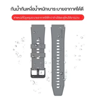 สายนาฬิกาสำหรับsmart watch Huawei GT2e GT3 GT4 GT2 GT5 Ultimate budsแบชิลิโคนล็อคดำสายนาฬิกา20mm22mm