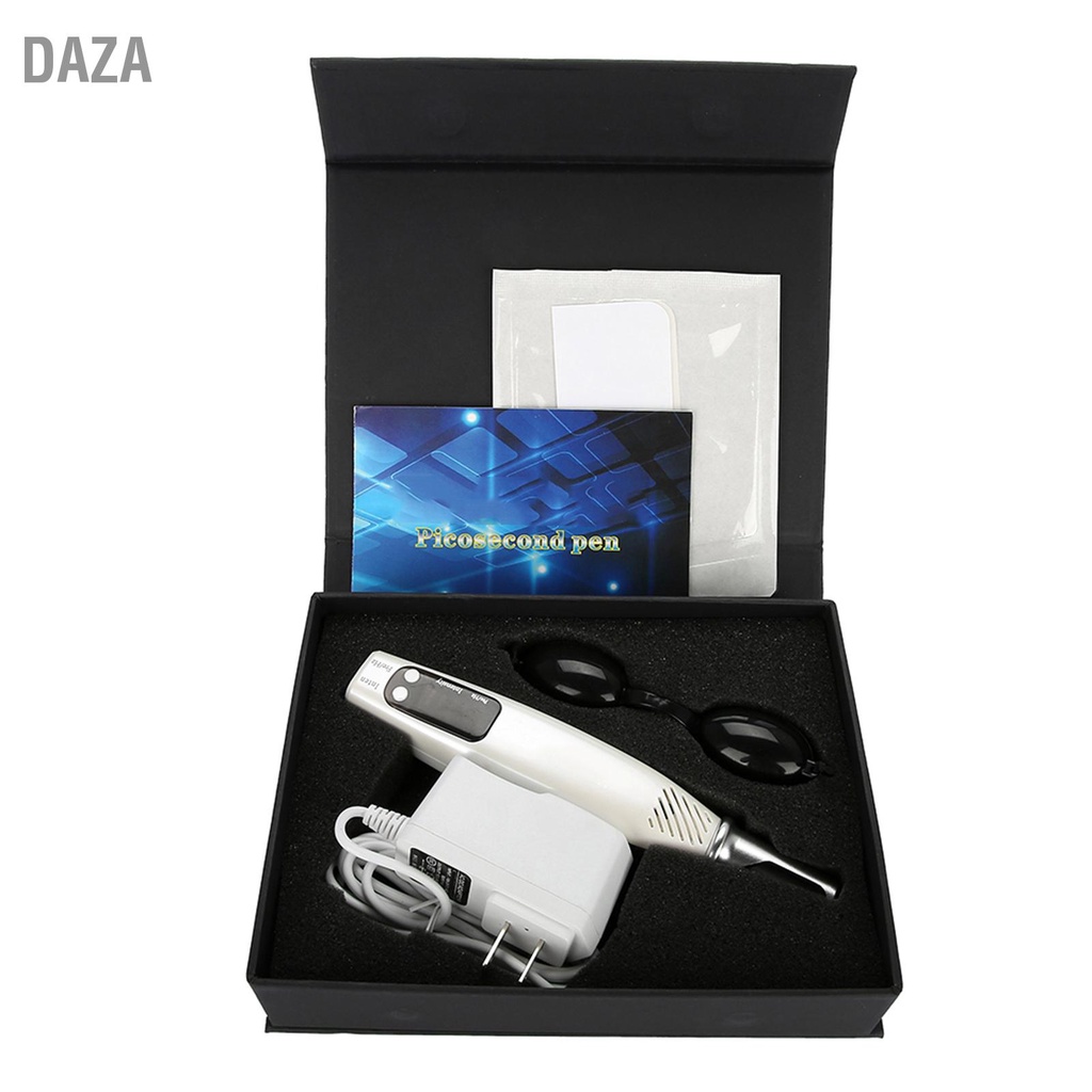 DAZA ปากกาเลเซอร์ Blu Ray Picosecond ระดับมืออาชีพปากกากำจัดรอยสักรอยแผลเป็นสำหรับเมลานินเจือจางกระ