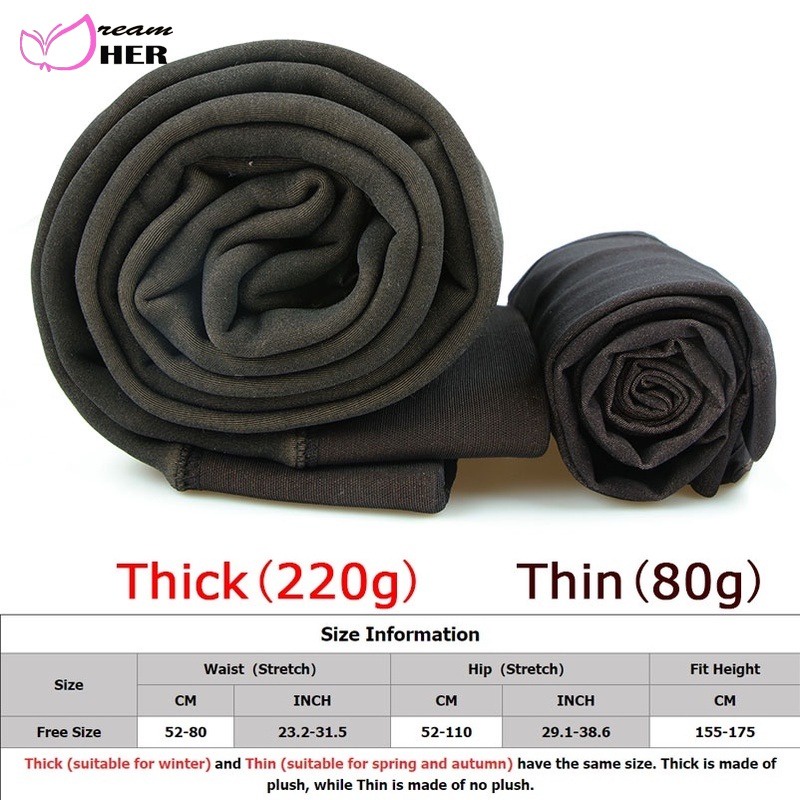 ถุงน่องดําลําลอง ถุงน่องบุขน ผ้ากํามะหยี่ ถุงน่องขาว แบบหนา แบบยืดหยุ่น ถุงน่องหนา ให้ความอบอุ่น สีดํา ถุงน่องยาว แฟชั่นฤดูหนาว สําหรับผู้หญิง - รูปที่ 7