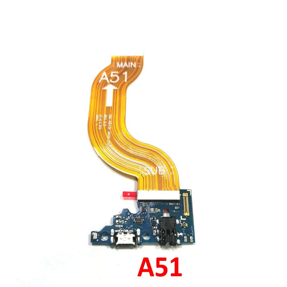 แท่นชาร์จ USB สายเคเบิลเมนบอร์ดหลัก แบบยืดหยุ่น สําหรับ Samsung A51 A515 A515F